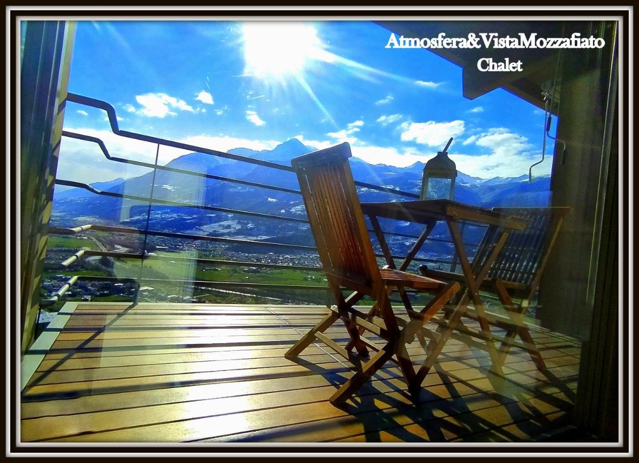 Chalet Con Jacuzzi Vista Montagne Aosta Exterior foto